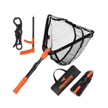 Foldable Fishing Landing Net – Lightweight with Built-In Length Scale
