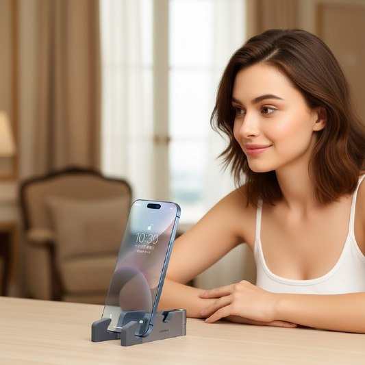Multifunction Phone Stand – Adjustable Foldable Holder with Box and Opener