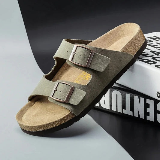 Footwear And Slides  with Cork Footbed  Non-Slip Sandals
