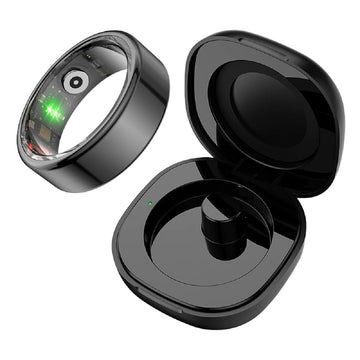 Smart Ring with Charging Case – Health Monitor 5ATM Waterproof