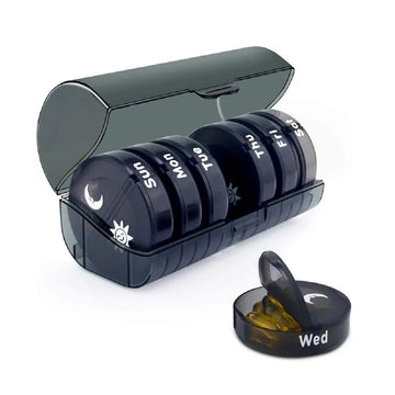 7-Day Pill Organizer – Weekly Portable Medicine Box