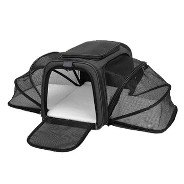 Portable Breathable Foldable Pet Dog Carrier Safety Zipper
