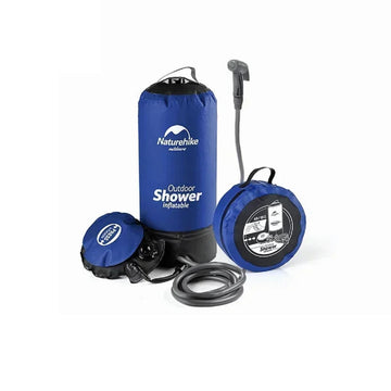 11L Portable Camp Shower with Foot Pump