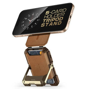 Magnetic Tripod Phone Stand – MagSafe Wallet and Adjustable Holder for iPhone