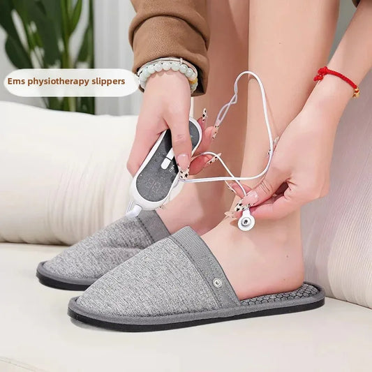 EMS Electrode Foot Massage Slippers – Microcurrent Shoes