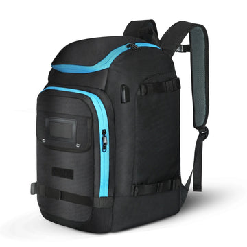 Ski Boot Bag Backpack 50L – Waterproof Travel Bag with Helmet & Goggles Storage