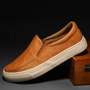 Men Loafers Leather Casual Shoes