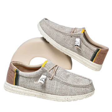 Men’s Canvas Soft Sole Breathable Slip-On Loafers