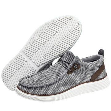 Men’s Breathable Canvas Slip-On Loafers – Lightweight Comfortable Casual Shoes