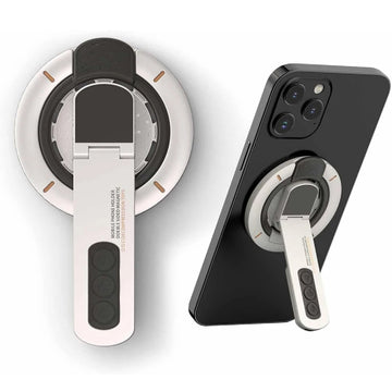 3-in-1 Magnetic Phone Grip Stand – Double-Sided Ring Holder for iPhone