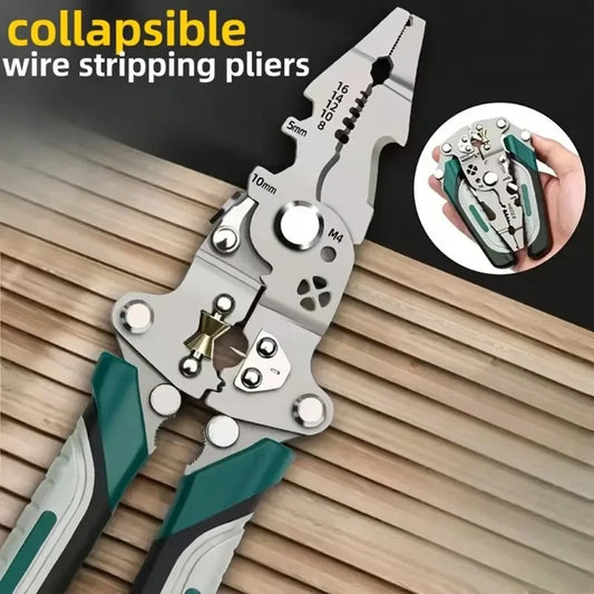 Wire Stripping Pliers – Multi-Function Electrician Tool with Crimping and Cutting