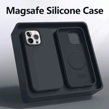 Magnetic Liquid Silicone Soft Case for iPhone