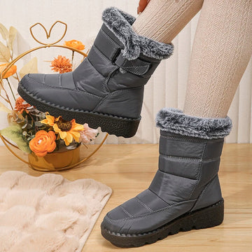 Women's Warm Plush Ankle Winter Snow Boots