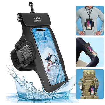 Waterproof Phone Armband Pouch – Phone Case with Detachable Strap