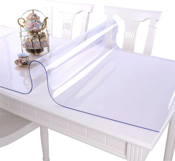 PVC Transparent Tablecloth – Waterproof Oil-Proof Protective Mat