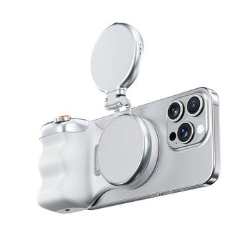 Magnetic Phone Camera Grip – Remote Shutter Handle and Holder