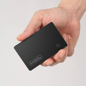 Smart GPS Wallet Tracker – Wireless Charging Mini Tag for iPhone Apple Find My