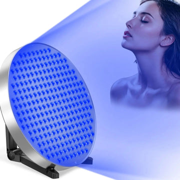 Home Tanning Lamp – 460nm Blue Light for Full-Body Bronze Glow With Eye Mask