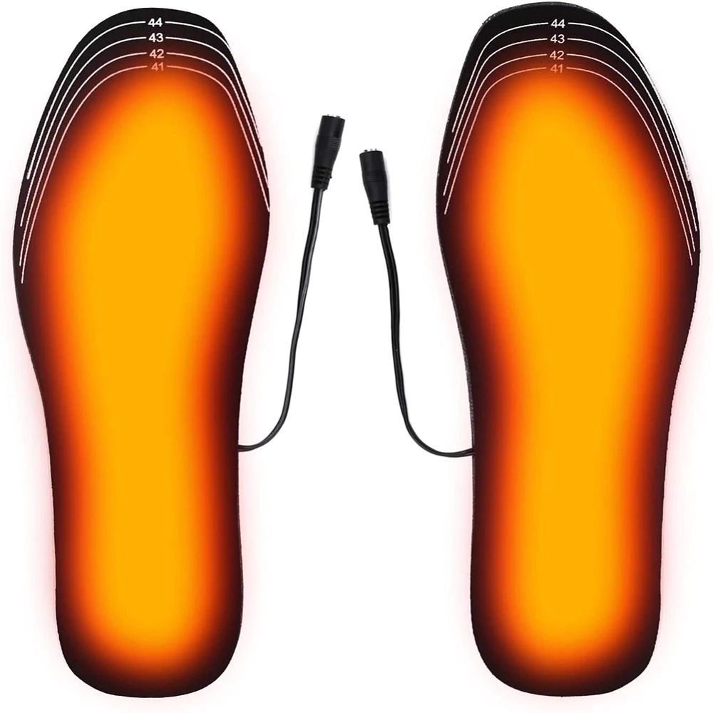 USB Rechargeable Electric Heated Insoles - Cut-to-Fit Foot Warmers For Boots & Shoes