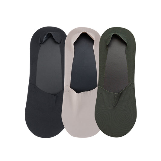 3 Pairs invisible low cut liner socks for men & women