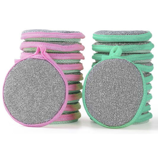 10Pcs double side dishwashing sponge