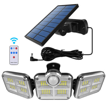 Super bright solar lights 120 LEDs waterproof outdoor blxck norway™