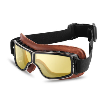 Vintage motorcycle leather goggles glasses blxck norway™