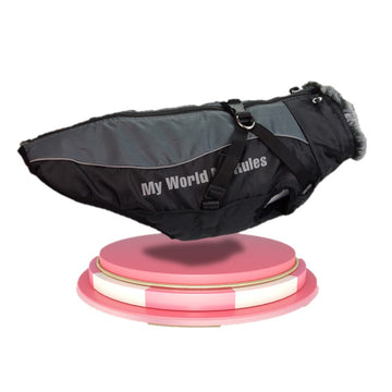 Waterproof Warm Fur Collar Pet Dog Coat