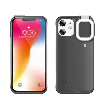 Selfie Beauty Ring Flash Phone Case For iPhone with LED Light BLXCK NORWAY™