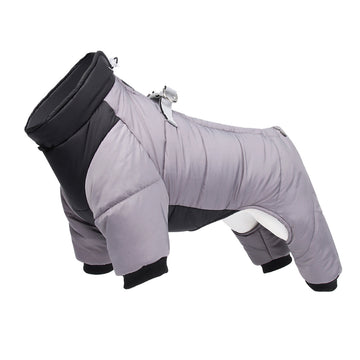 Winter warm jacket for small medium dogs blxck norway