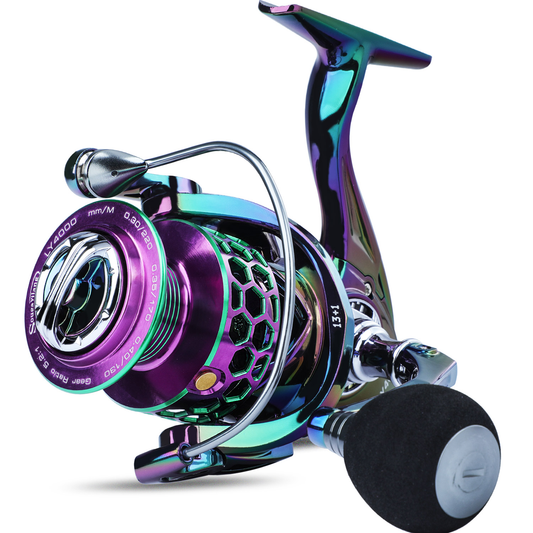 Spinning Reel Fishing High Speed Gear Ratio BLXCK NORWAY™
