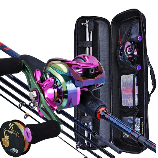 Fishing & Reels Carbon Rod with Full Kits Carrier Bag BLXCK NORWAY™