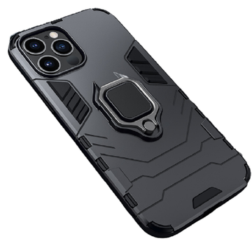shockproof Armor Case for iPhone with Mini Ring Stand Back Cover BLXCK NORWAY™