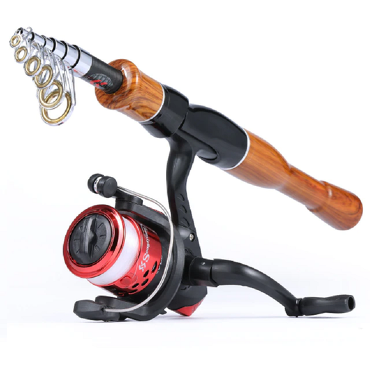 Fishing rod reel carbon fiber