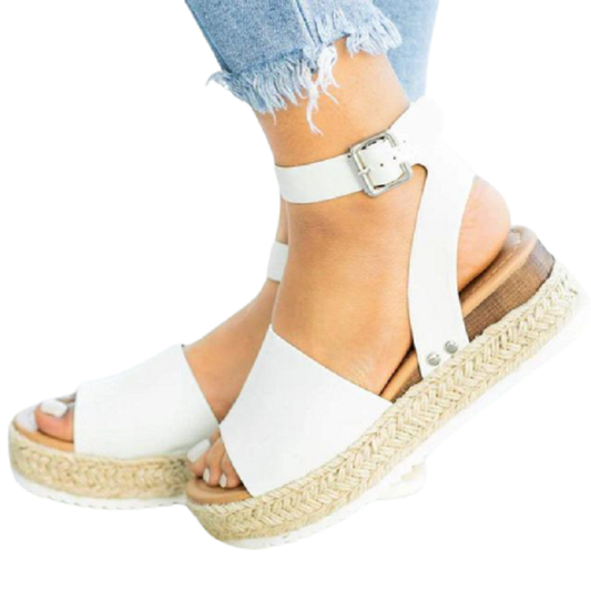 Women's strap buckle platform sandals blacknorway™
