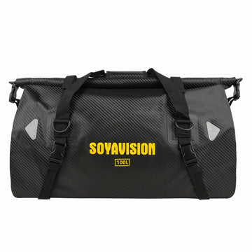 Waterproof Motorcycle Tail Bag Dry Roll Luggage for Travel & Camping