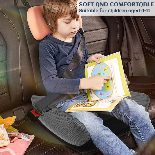 Inflatable Car Booster Seat with Storage for Kids