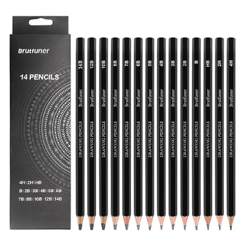 Professional Drawing Sketching Kit Graphite & Charcoal Pencil Art Set