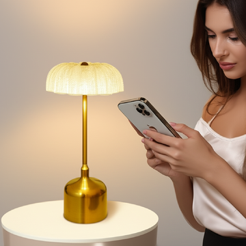 Retro Bar Table Lamp – Rechargeable LED Touch Dimming Night Light