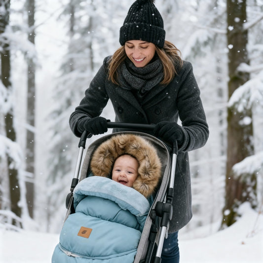 Baby Stroller Footmuff – Winter Warm Universal Pram Cover (0–36 Months)