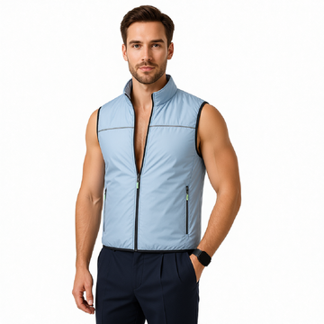 Cooling Fan Work Vest with 4 Fans Breathable Outdoor Air-Conditioning Vest