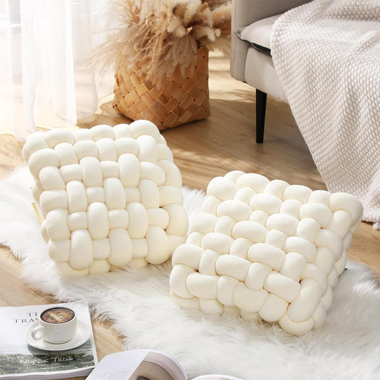 Knot Soft Throw Square Cushion Pillow