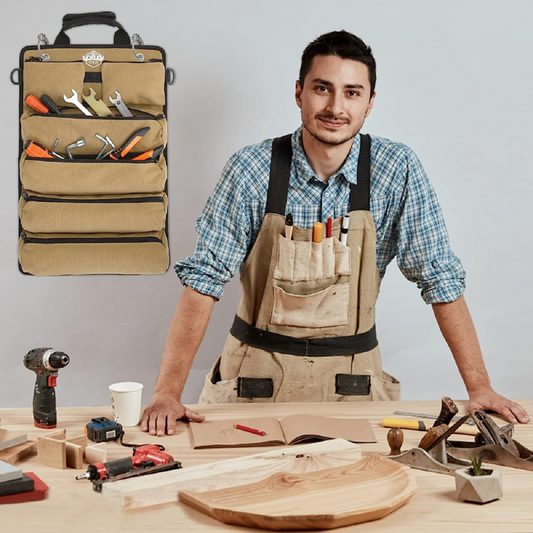 Multi-Purpose Tool Roll Organizer Bag