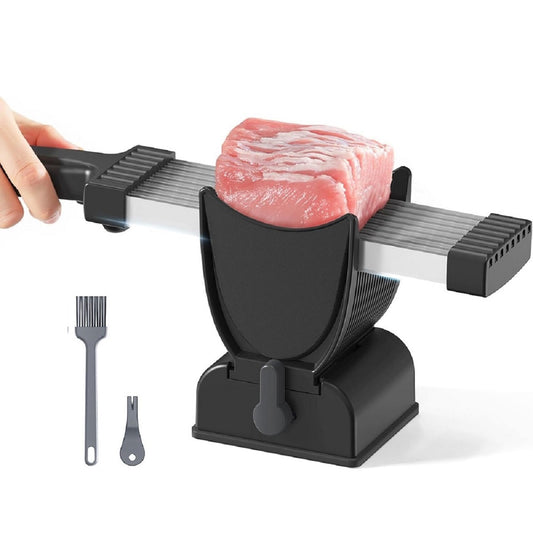 Manual Fresh Meat Cutter Meat Slicer Cleaver Set