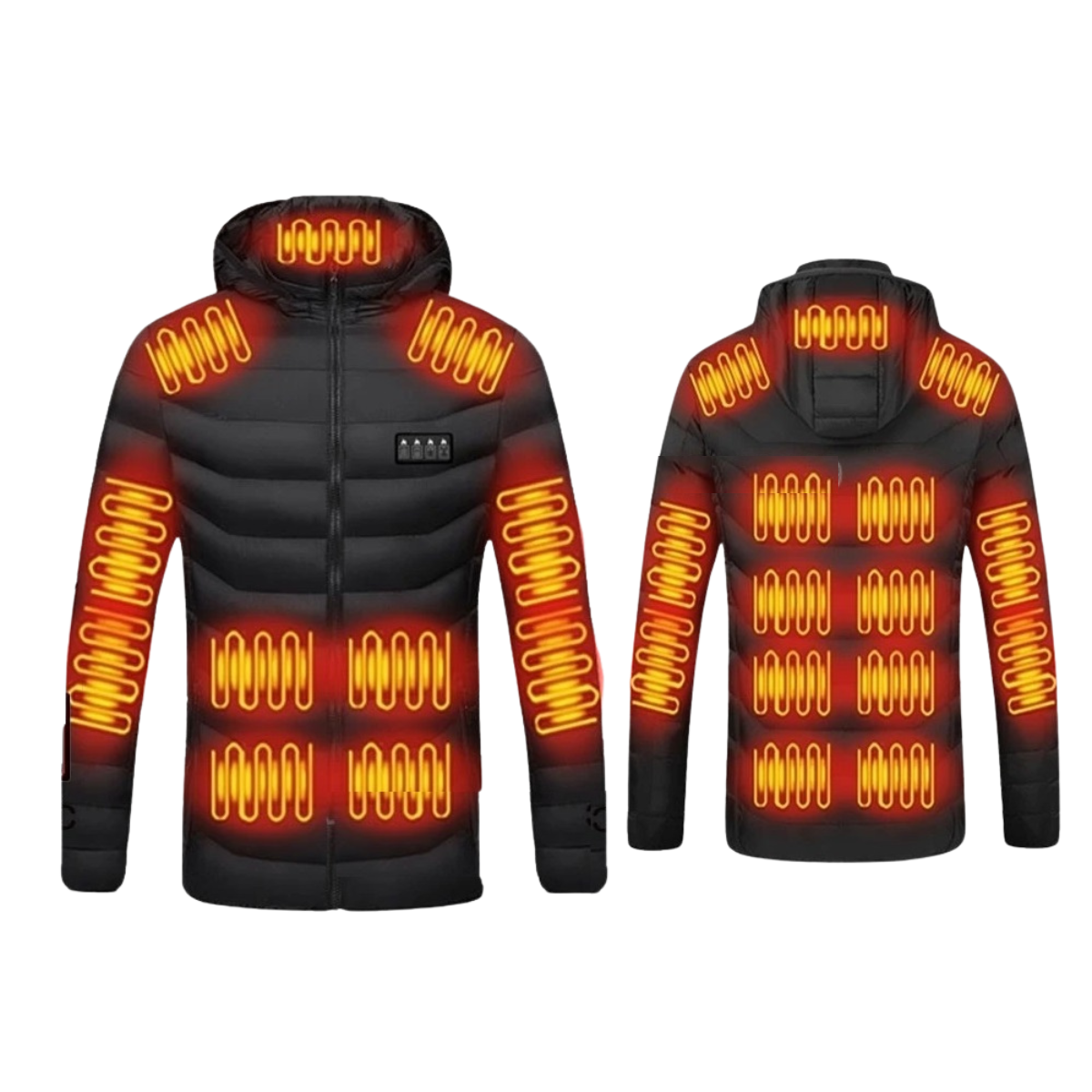 31-Zone Heated Jacket – USB Electric Thermal Winter Coat for Men & Women