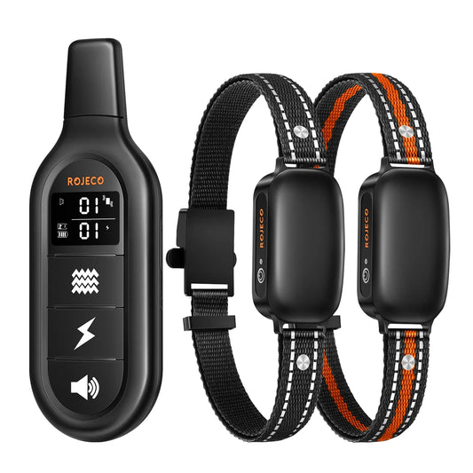 IPX7 Waterproof Dog Training Collar – Rechargeable Remote Shock And Vibration