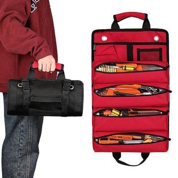 Multi-Purpose Tool Roll Organizer Bag