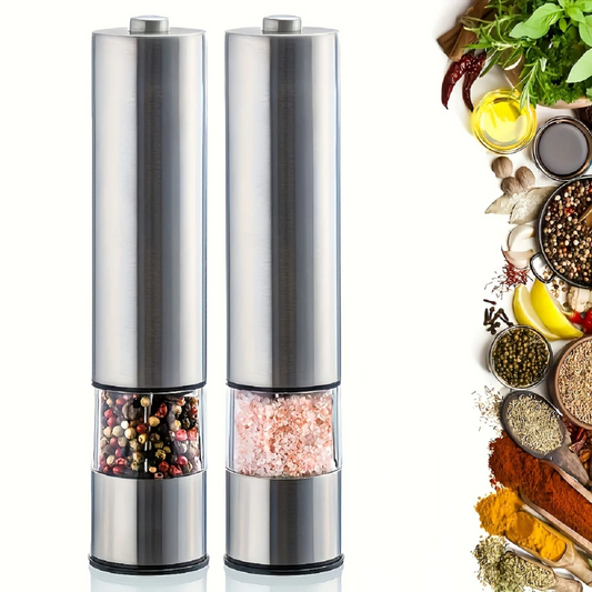 Electric Salt Pepper Grinder Set