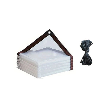 Transparent Greenhouse Tarpaulin – Rainproof Windproof Plastic Cover