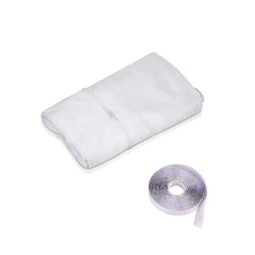 Portable AC Window Seal Kit Flexible Air Conditioner Window Seal with Zip & Adhesive